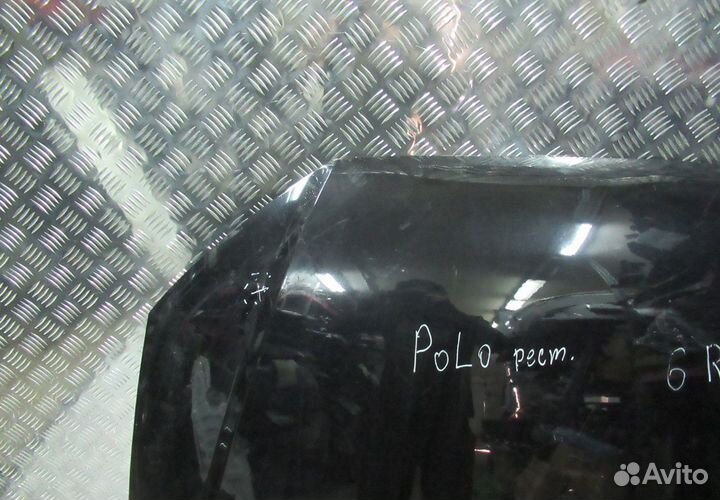 Капот Volkswagen Polo седан рест oem 6RU823031C (вмятина)