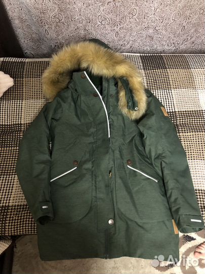 Парка для девочки демисезонная 128