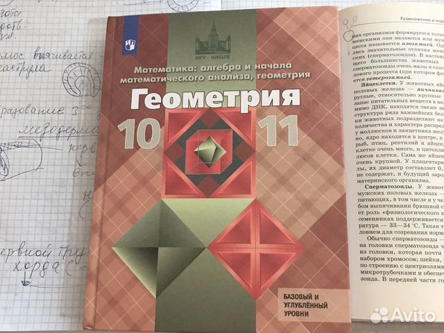 Геометрия 10 11 учебник