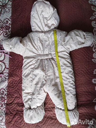 Зимний комбинезон для девочки 74
