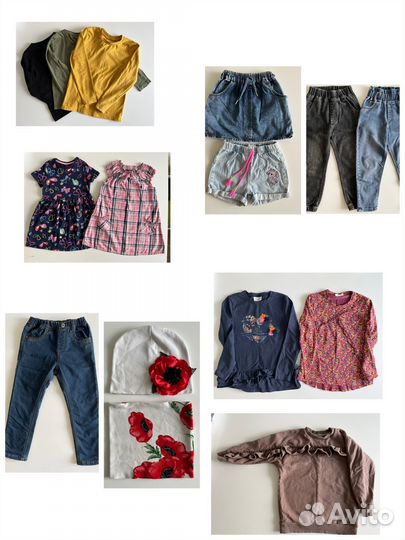 Одежда для девочки пакетом 116