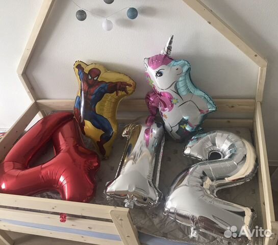 Фольгированные шары цифры фигуры