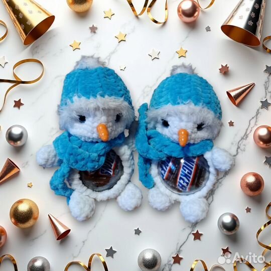 Снеговички с конфетками