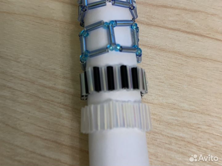 Кольца из бисера со стеклярусом на заказ