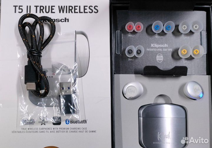 Наушники Klipsch T5 II TW Silver (арт. 297985)