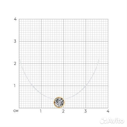 Колье Diamant из золота, 51-270-01198-1, р.45