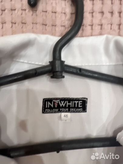 Белый медицинский халат 42-44