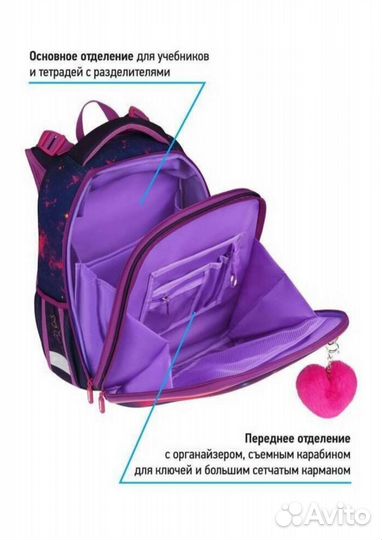 Школьный ранец рюкзак berlingo