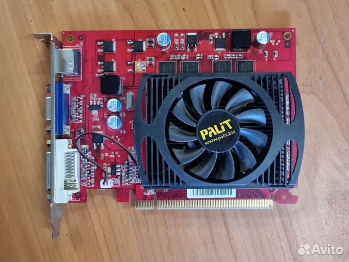 Офисная видеокарта palit nvidea gt220 1 gb рабочая