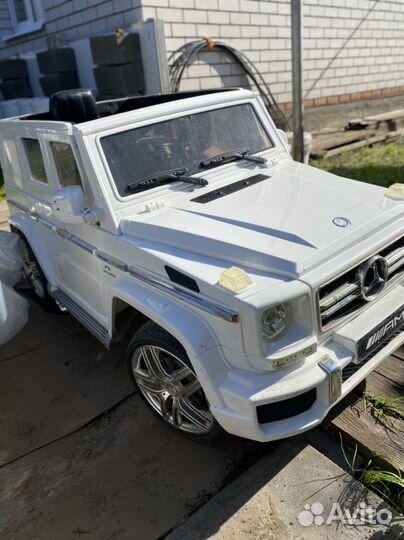 Детский электромобиль mercedes amg