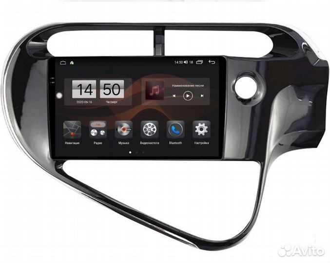 Штатная магнитола для Toyota Prius C 2018-2020 пра