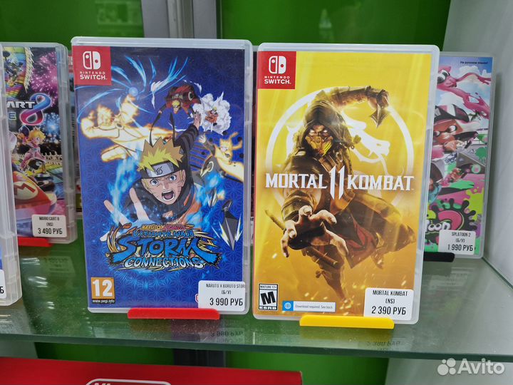 Naruto и Mortal kombat Nintendo Switch
