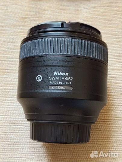 Объектив nikon 85mm 1:8