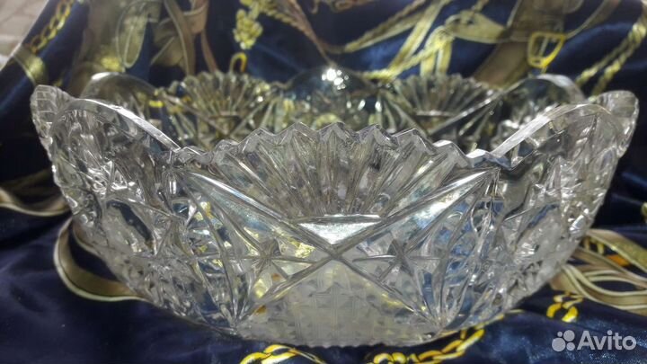 Салатник хрустальный