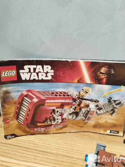 Lego Star Wars 75099 Спидер Рей