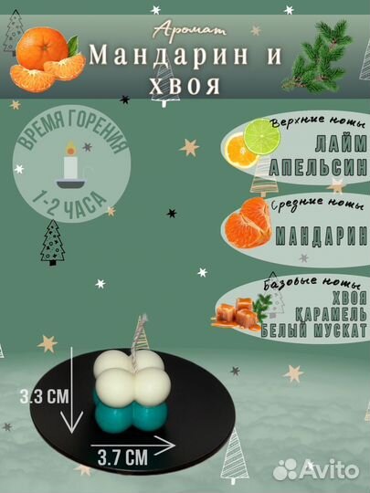 Набор ароматических свечей 