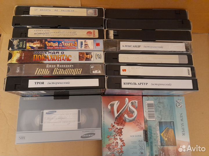 VHS кассеты новые