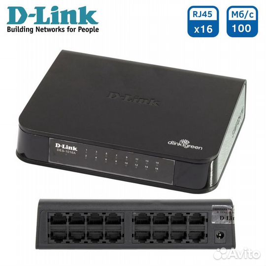 Коммутатор D-Link DES-1016A
