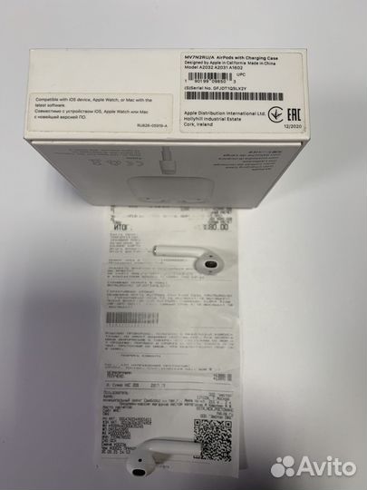 Airpods 2 Зарядный футляр