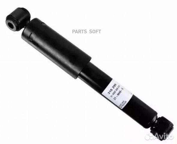 Sachs 315 299 Амортизатор зад.renault kangoo II 08