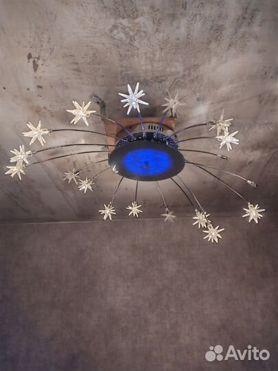 Люстра потолочная светодиодная с пультом