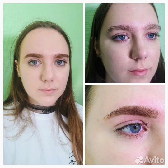 Ламинирование, окрашивание, коррекция бровей