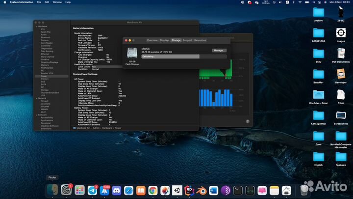 MacBook Air 13 2015 8/128 с дефектом