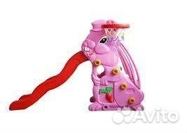 Горка детская с зайками аренда