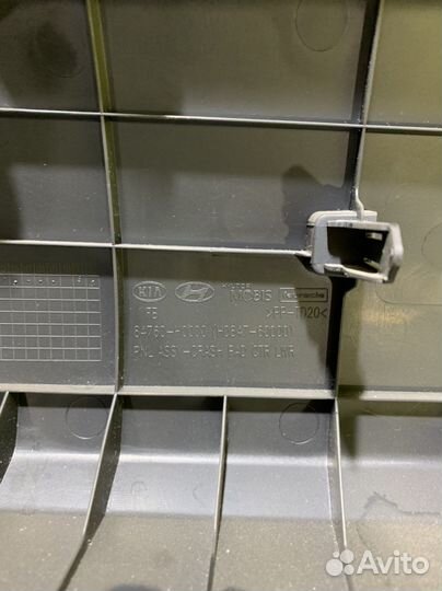 Накладка торпедо правая Киа Рио 4. (FB)