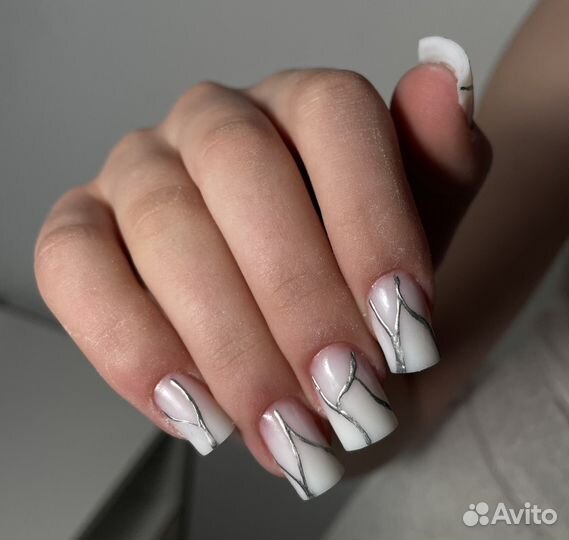 Маникюр наращивание