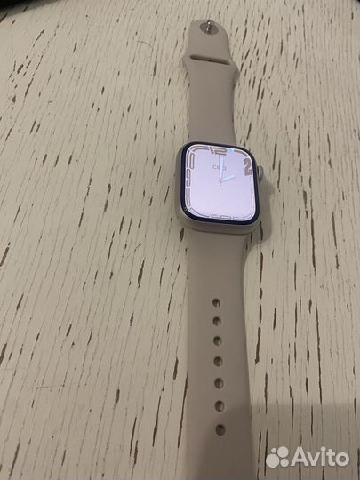 Часы apple watch 7 41 mm starlight