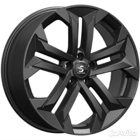 Диски K&K кр015 7.5x19 5*108 ET36 DIA65.1 Fury black Литой