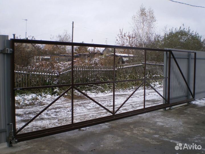Откатные ворота 4*2м
