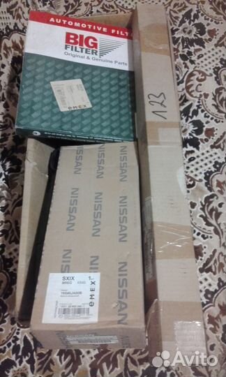 Воздушный фильтр nissan murano/tiana 16546-JA00B