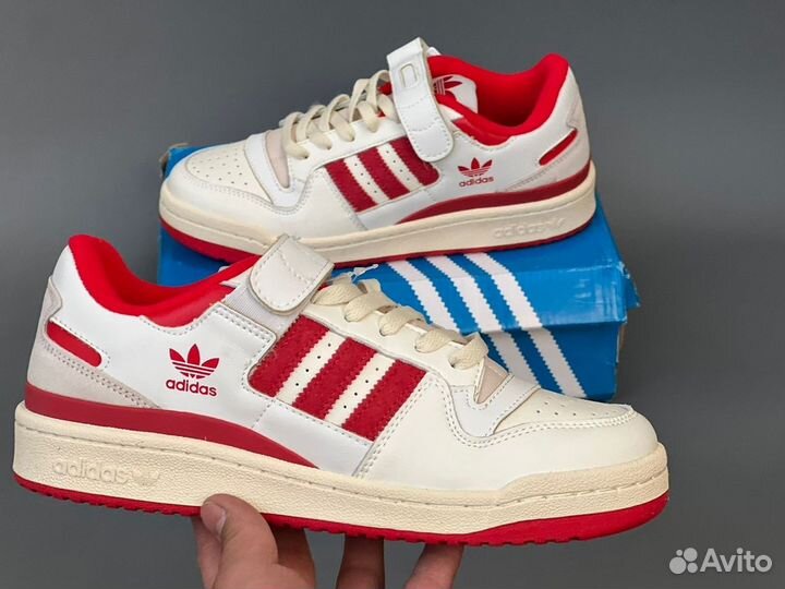 Кроссовки мужские Adidas Forum 84 Low натуральная