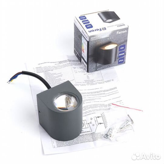 Светильник фасадный односторонний DH052 6W 48474