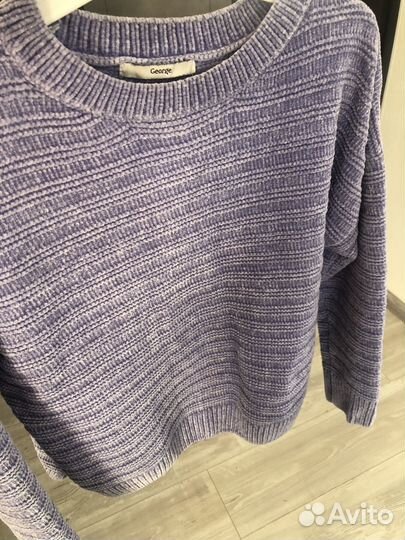 Свитер George лиловый