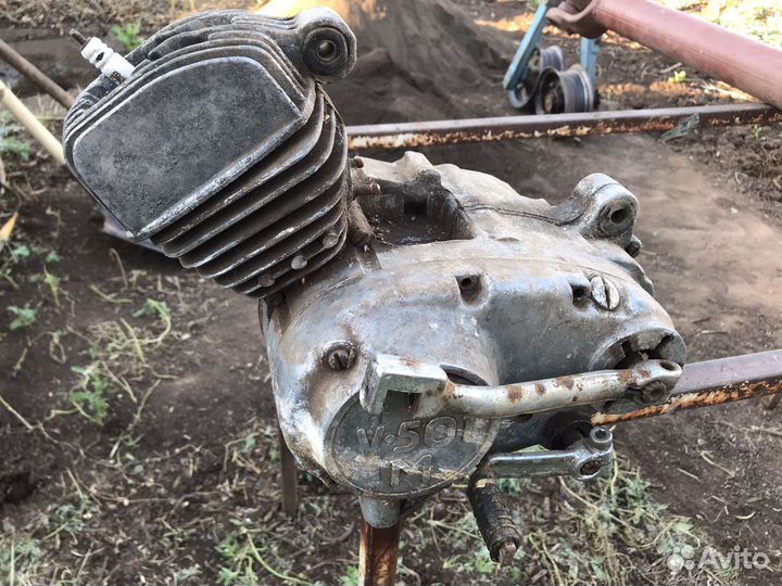 Двигатель V50 мопед Рига
