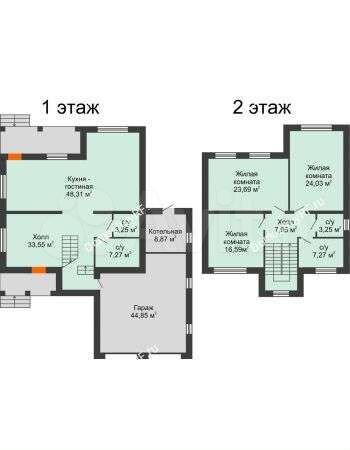 Коттедж 250 м² на участке 7 сот.