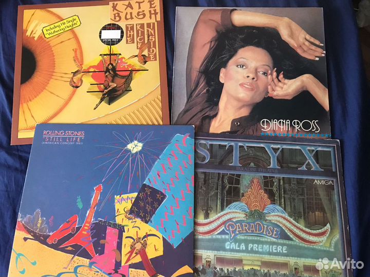 Виниловые пластинки ELP, Diana Ross и др