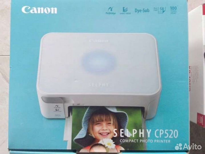 Фотопринтер canon selphy cp520
