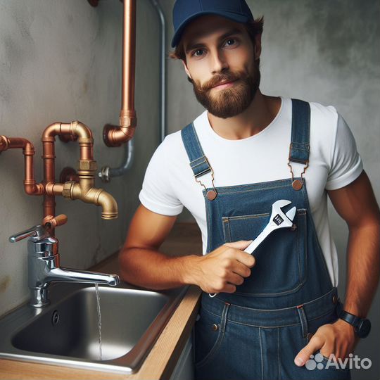 Сантехник с бесплатным проживанием и питанием