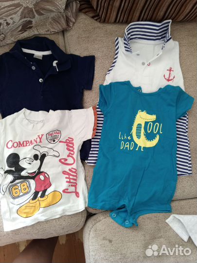 Детские вещи пакетом на мальчика 74-80