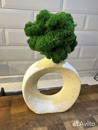 Стабилизированный мох фигура статуэтка