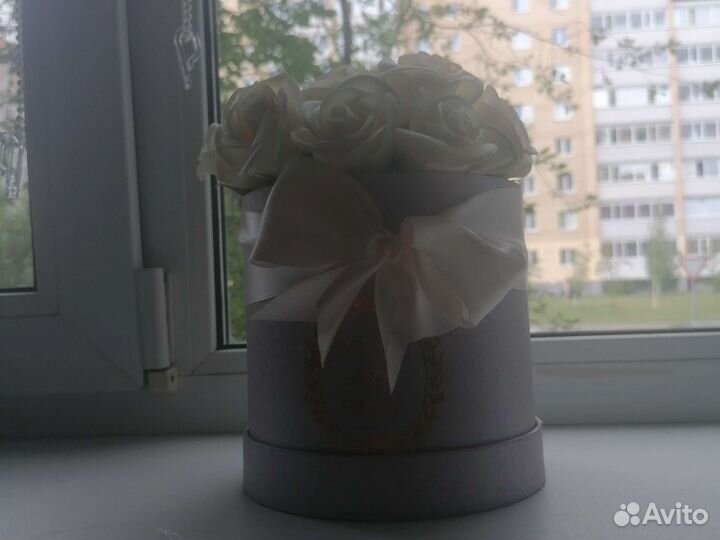 Мыльные цветы за 3 шоколадки алёнки