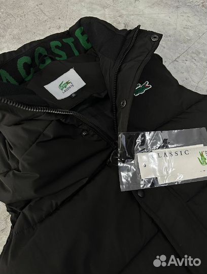 Жилетка Lacoste черная новая