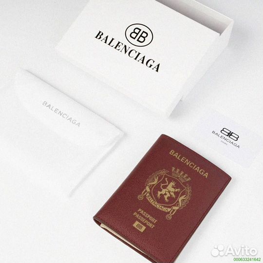 Обложка на паспорт Balenciaga (Арт.85562)