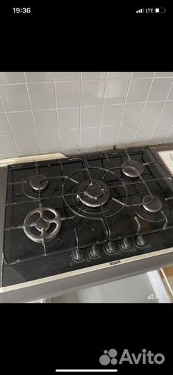 Газовая варочная панель bosch 5 комфорок б/у