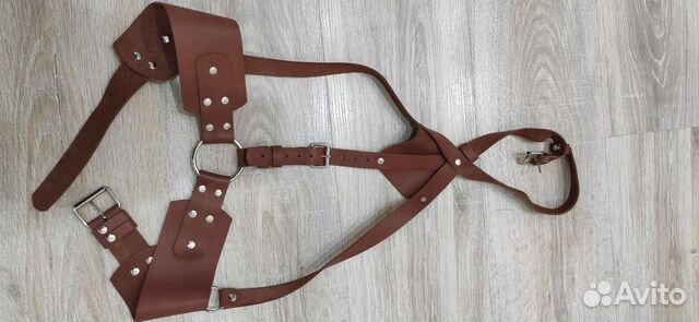 Портупея натуральная мягкая кожа