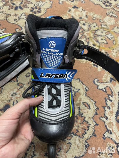 Коньки детские раздвижные 26-29р